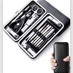 ✂️💅 16 en 1 Set Profesional de Manicure y Pedicure Acero Inoxidable