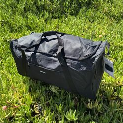 36” Extra Large Duffel Bag – Black Travel Luggage, Suitcase-Style, Checked Bag Size