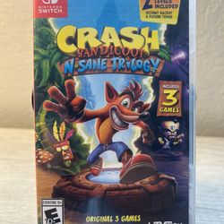 💥 Crash Bandicoot N. Sane Trilogy – Switch Edition! Complete & Ready to Play 💥