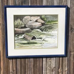 Original artwork 1995 watercolor