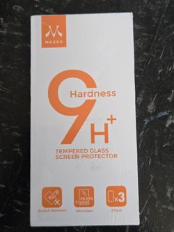 Mkeke Tempered Glass Screen Protector for iPhone 17 Pro