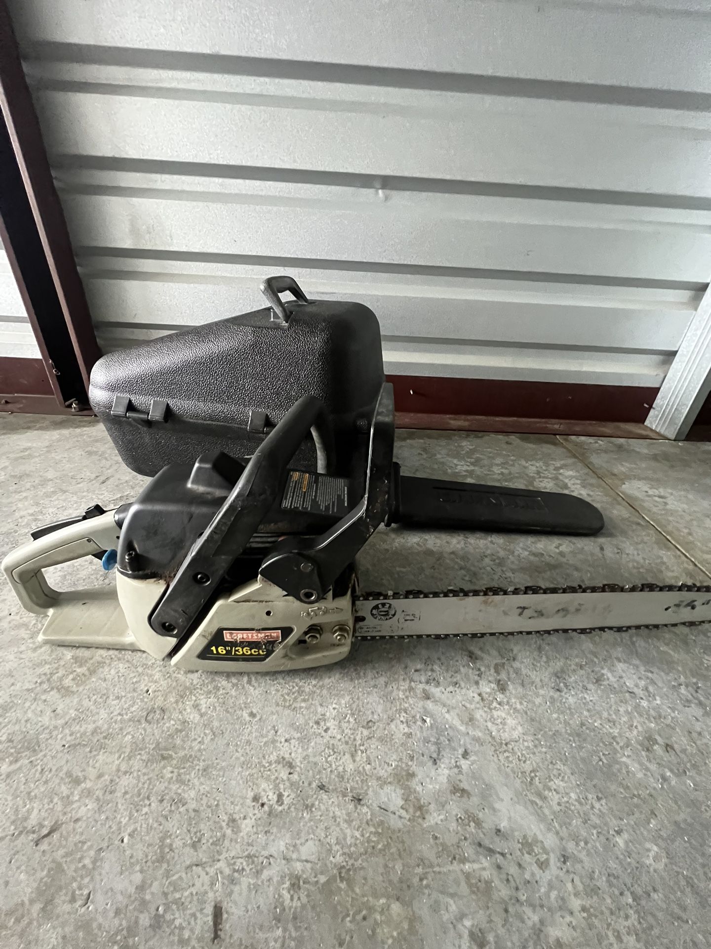 Vintage Craftsman 16” 36cc Sears Chainsaw Chain Saw (kk) for Sale in