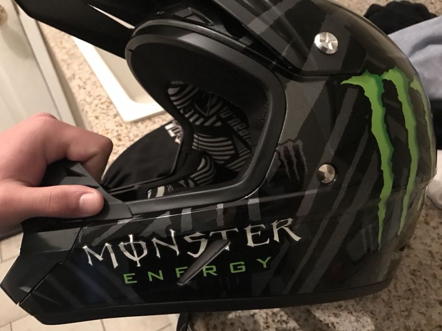 Monster dirt bike helmet sale