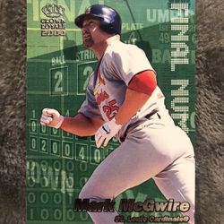 2000 Crown Royale Mark McGuire Baseball Insert Card
