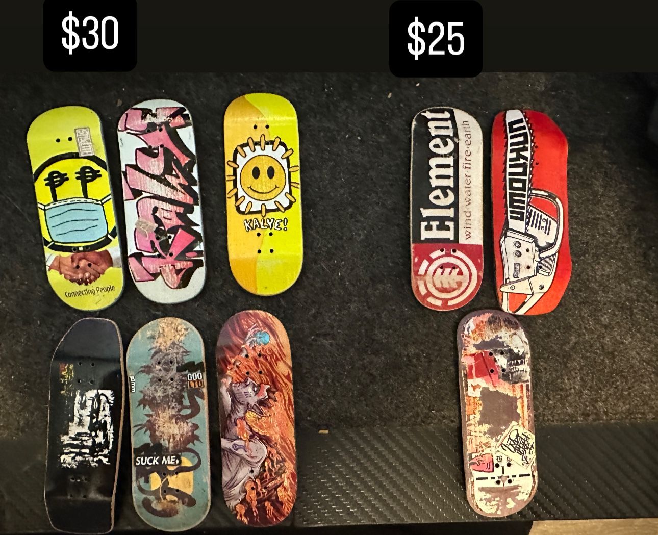 finger board decks