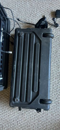 Black Hard Shell Equipment Rack Case