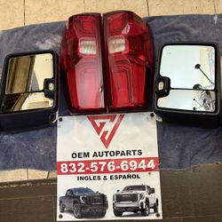 2021 2022 2024 Chevy Silverado HD 2(contact info removed) Driver Left And Passenger right Towing mirrors taillight
