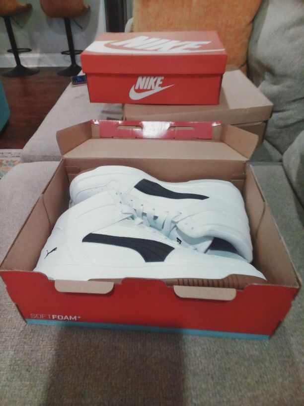 Puma High-Top Sneakers – Size 8.5 M – Brand New in Box
