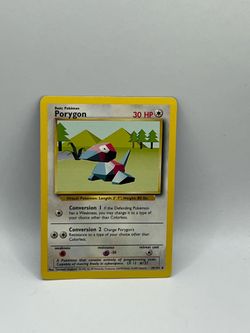 Pokemon Base Set Porygon Card #39