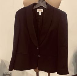 Talbots Black Blazer Size 10