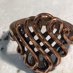 Ladies copper ring size 6.5