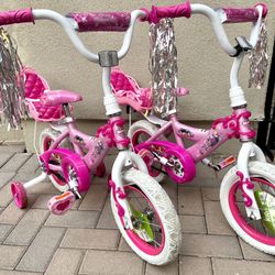 Disney Princess Huffy Girls' 12" Bike w/ Doll Carrier 