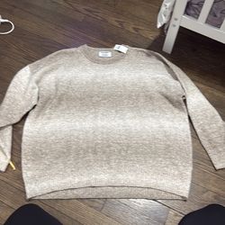 Tan crewneck
