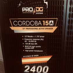 PA Amplified Speaker Pro DG