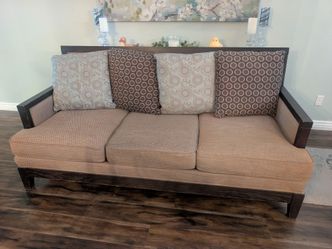 3 Seater Couch with Solid Wood Frame