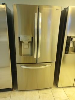 LG stainless 3 doors fridge