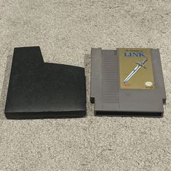 Zelda II 2 The Adventure of Link Gray Nintendo NES Cart Only w/ Dust Sleeve