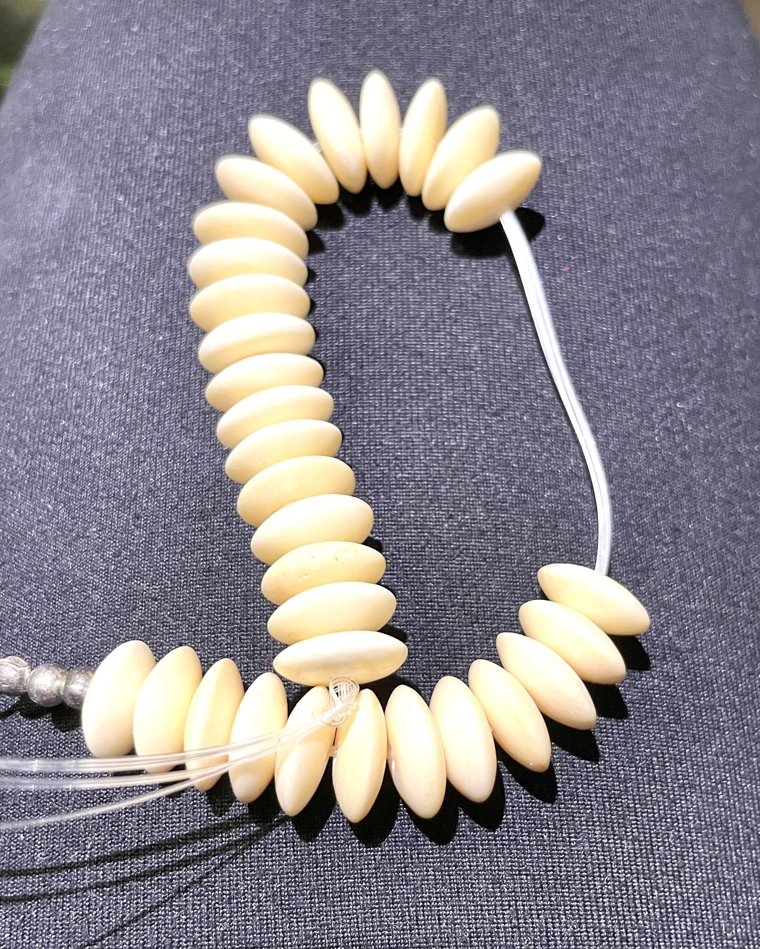 Lot Of 4mm Bone Beads 