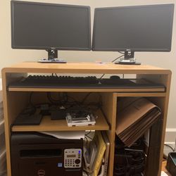Desk with Keyboard Tray