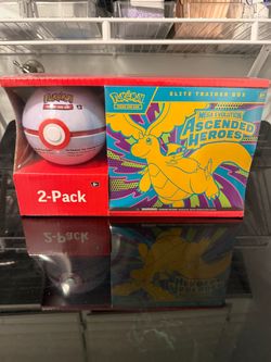 Pokémon TCG Mega Evolution Ascended Heroes Elite Trainer Box + Poké Ball Tin 2-Pack