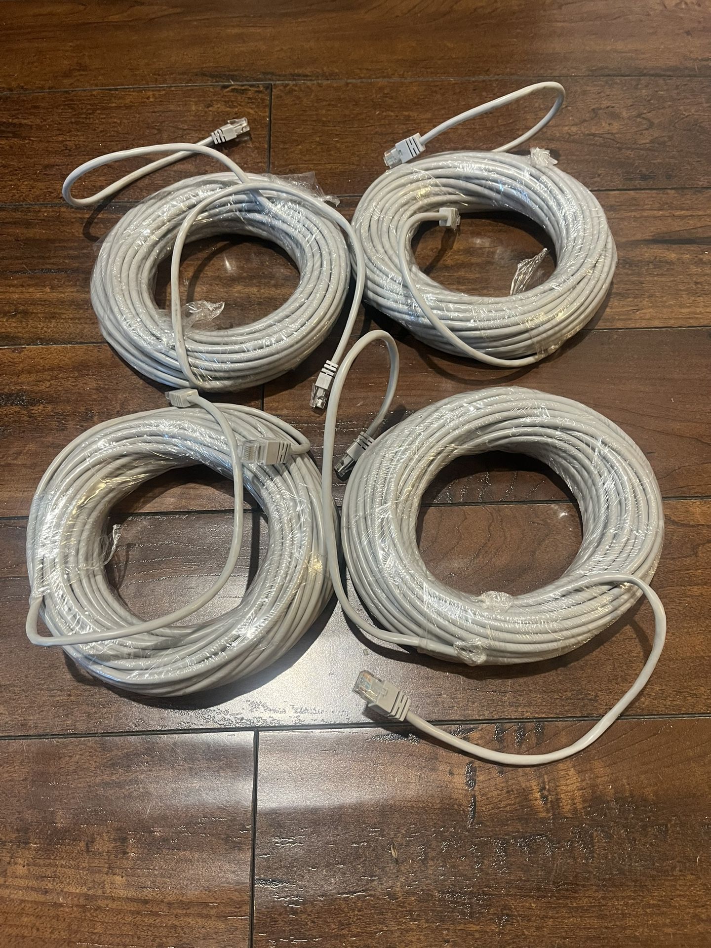 4x60ft cat5 Cat5e cat6 internet cable ethernet cable for modem xbox playstation computer imac apple macbook Ip security POE camera