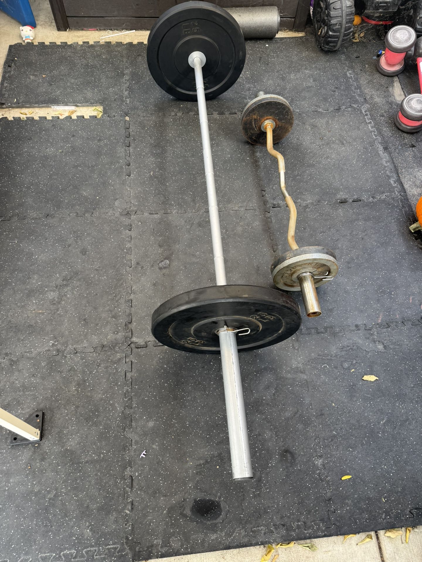 Barbell , Curl Bar , Weights