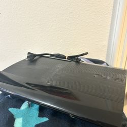 PS3 Super Slim Bundle – Works Perfect – Controller + Cables