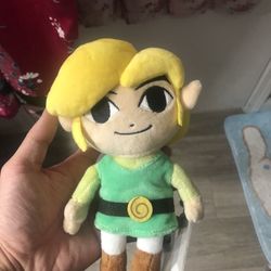 Official Nintendo Legend Of Zelda Toon Link Plush