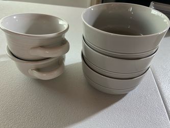 5 crate and barrel bowls