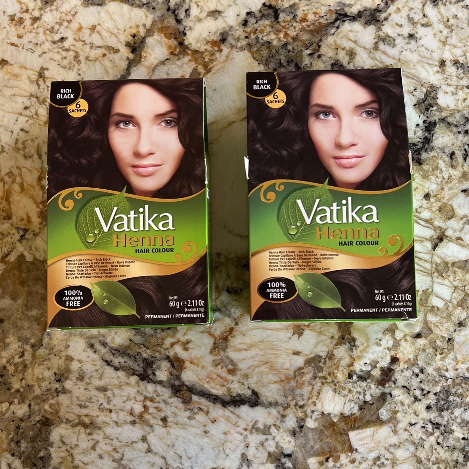 SEALED- Henna (2 Boxes X $10)- Black