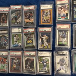 PSA BGS Graded Card Lot NBA NFL MLB Sports Card Collection Football Baseball Basketball