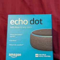 Amazon Echo Dot (3rd Generation) Smart Speaker w/ Alexa, Charcoal ~ New & Sealed