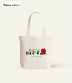 NEW Peanuts Snoopy x Starbucks Tote Bag Reserve Member Only