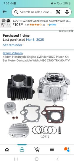 BRAND NEW HONDA MOTOR MOTORCYCLE KIT.