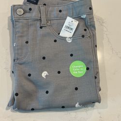 Brand New Gap Girls Size 12 Gray Jeans