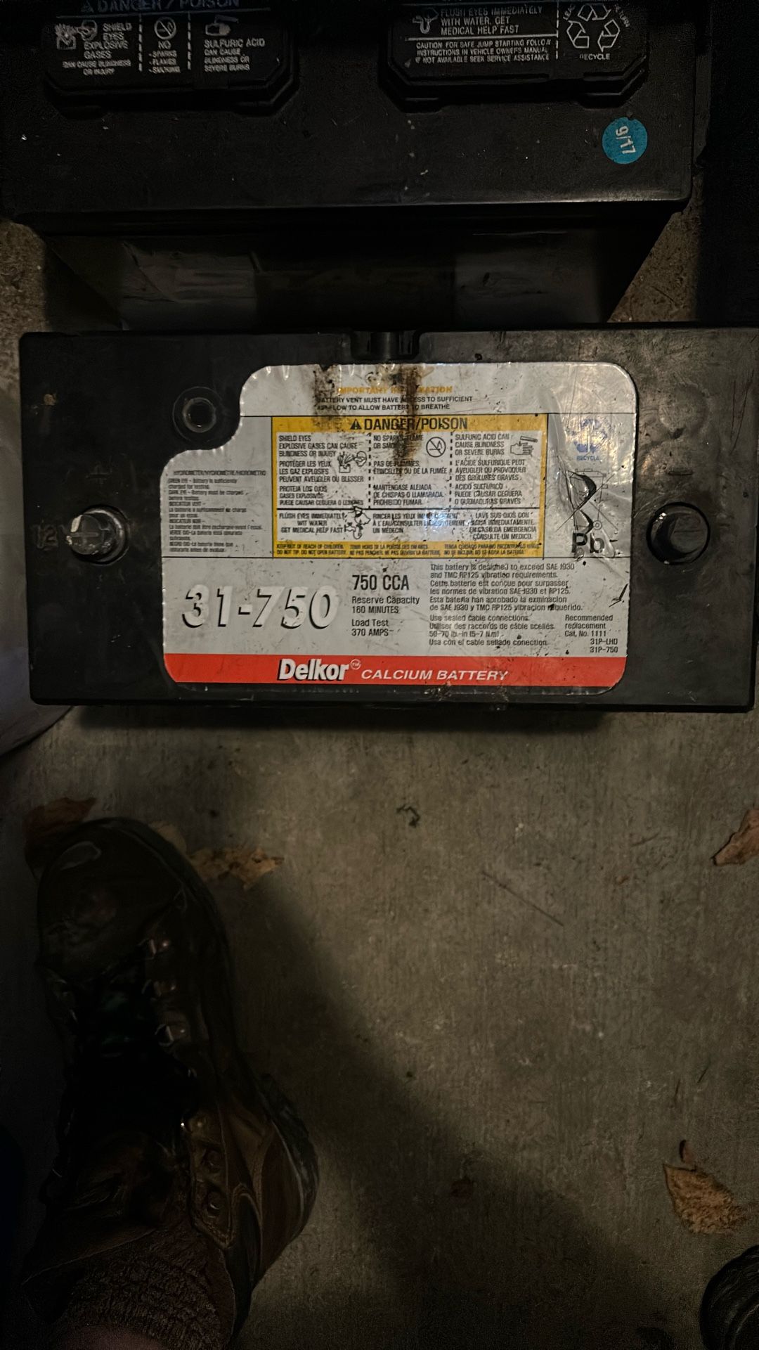 Delkor Calcium Battery