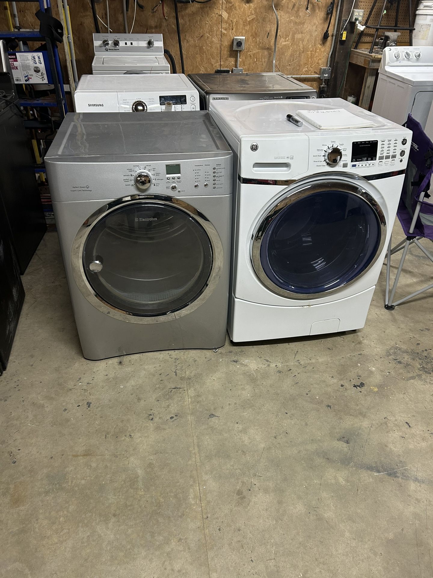 WASHER AND DRYER