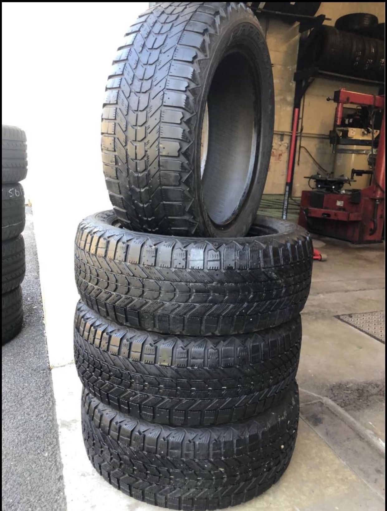 Used tires 205/55/16 snow ❄️ tires $130 mount and balance included