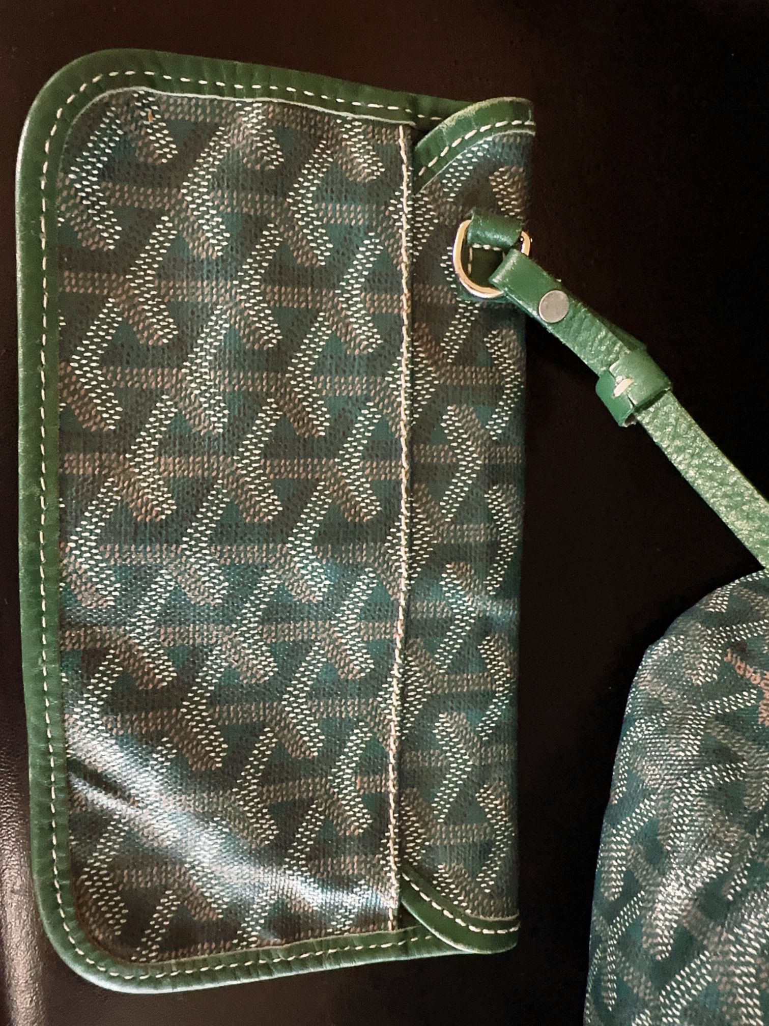 GOYARD Saint Louis PM Coated Canvas Leather Green Women's Tote Bag for Sale  in Shoreline, WA - OfferUp
