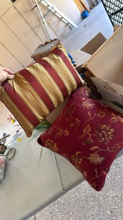 Two decorative pillows