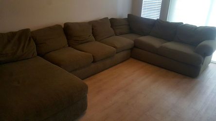 XXXL Feather Down Sectional Couch Delivery Available