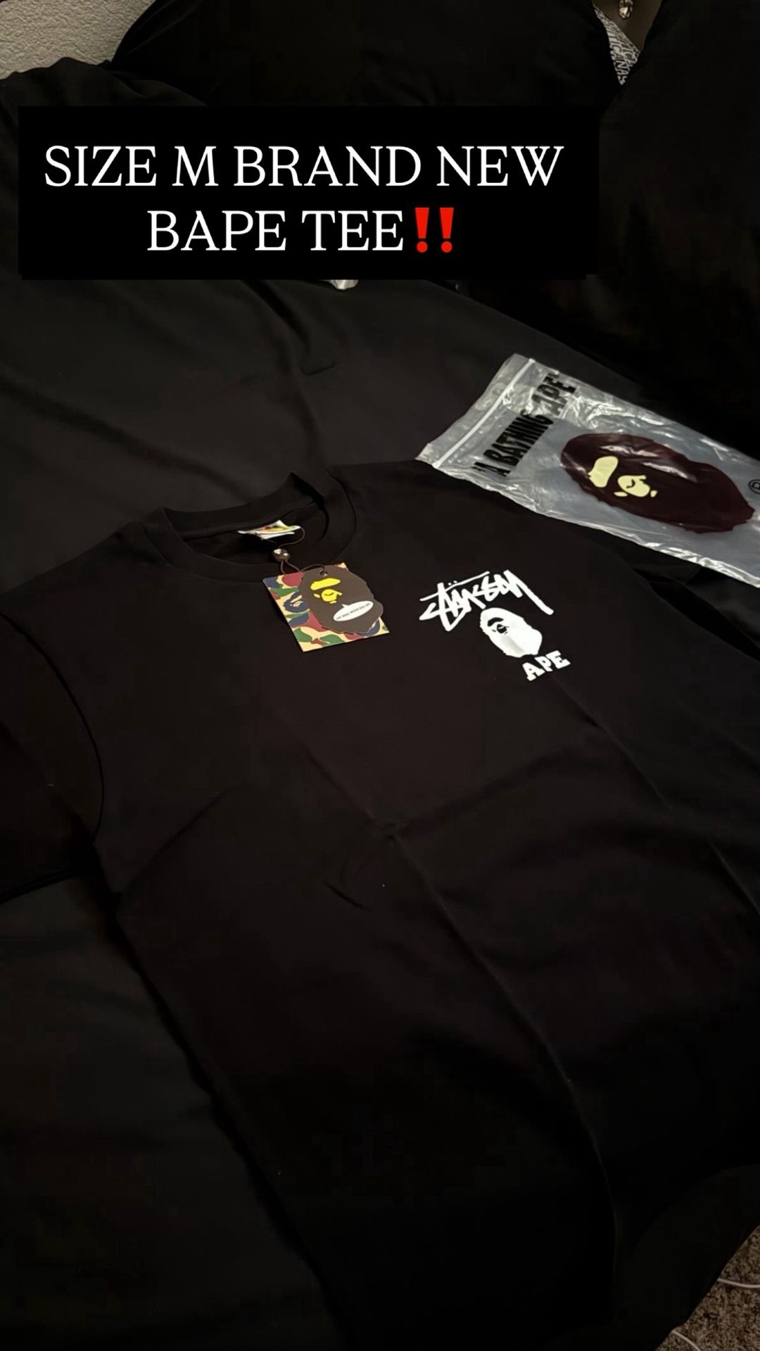 Black Bape Tee