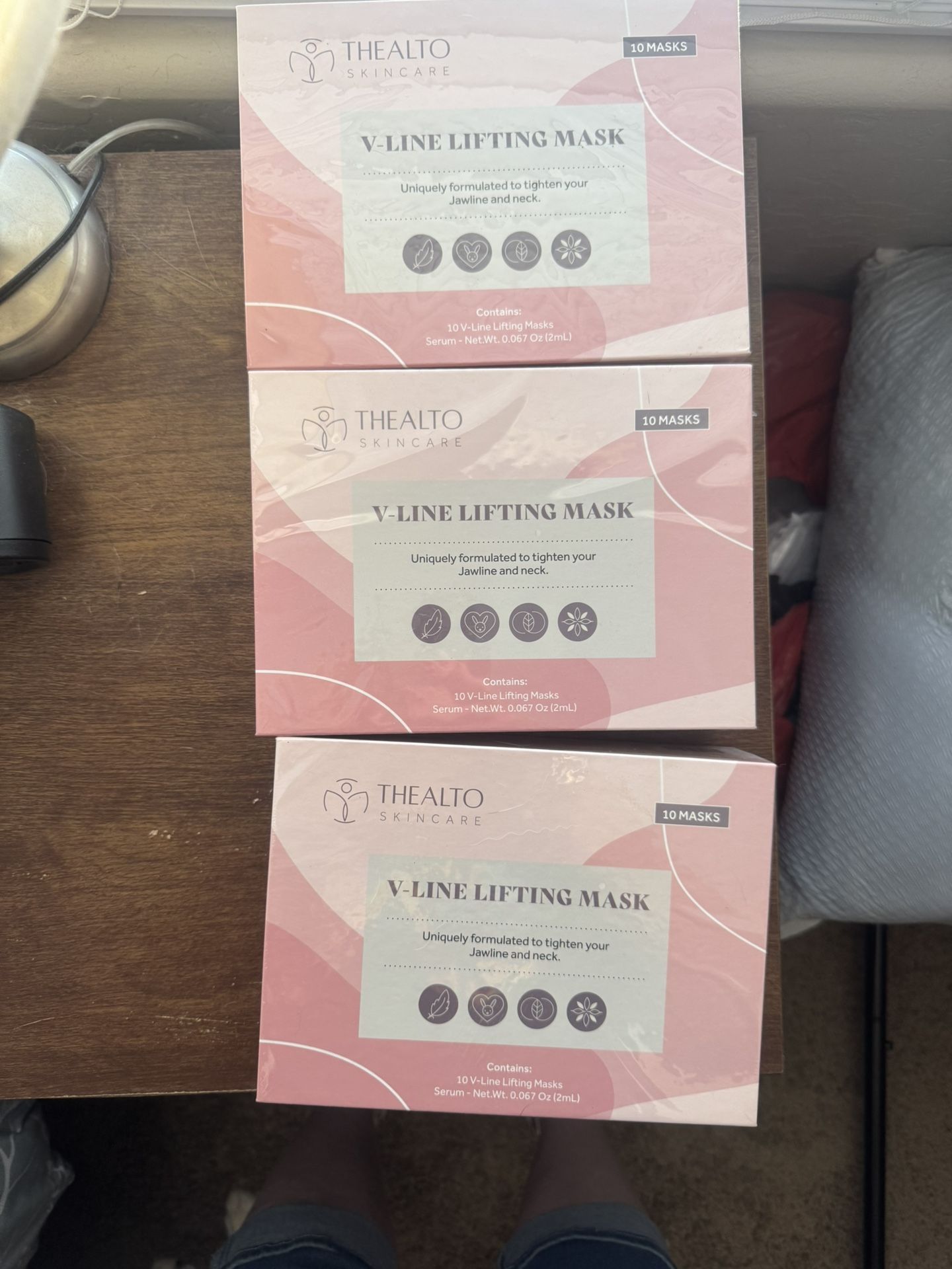 V-line Lifting Mask ( 10 masks per box) advanced collagen firming serum