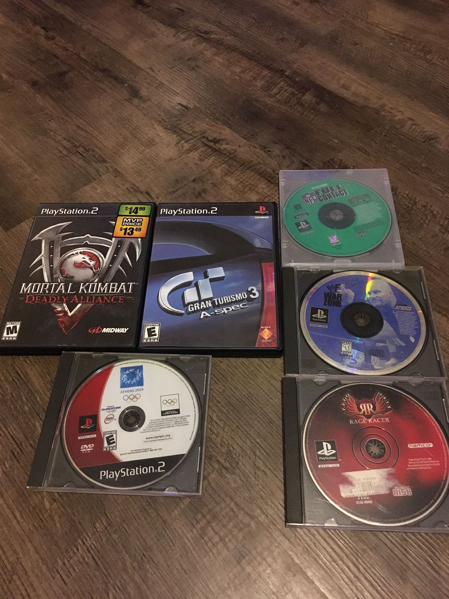 Ps2 And Ps1 Game Bundle