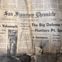 San Francisco Chronicle the voice of the west Friday, November 20, 1964