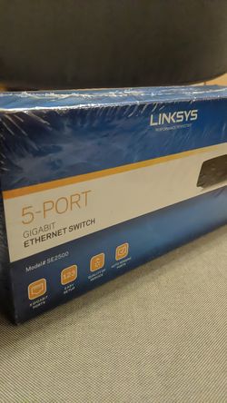 New LINKSYS 5-PORT