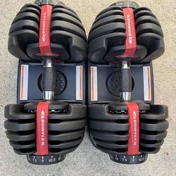 Bowflex adjustable dumbbells in nice ready to use condition workout weights