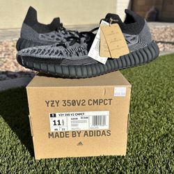 Adidas Yeezy 350 V2 CMPCT Slate Onyx NEW/RECEIPT SIZE: 11.5 $120 FIRM ONLY!