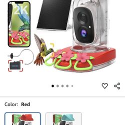 Dummy Birdsnap Smart Hummingbird Feeder With Camera Solar Powered 