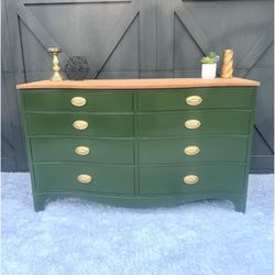 Gorgeous Refinished Vintage Dresser by Heritage Henredon